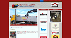 Desktop Screenshot of hurtowniagamma.com.pl