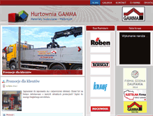 Tablet Screenshot of hurtowniagamma.com.pl